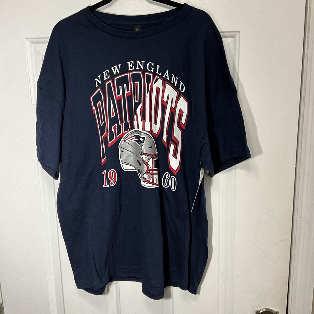 New England Patriots 1960 Red/White/Blue Graphic Shirt Men's 2XL